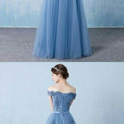 Long light blue prom dresses