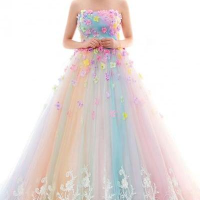 Sweetheart Ball Gown Tulle Dress,Party Gown,Custom Made,Party Gown,Cheap Prom Dress