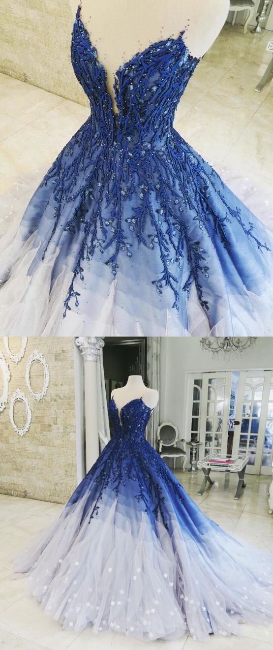 Big Blue Prom Dress Flash Sales, UP TO ...