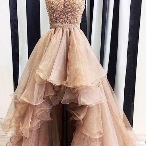 Prom dresses that are short in the front and clearance long in the back